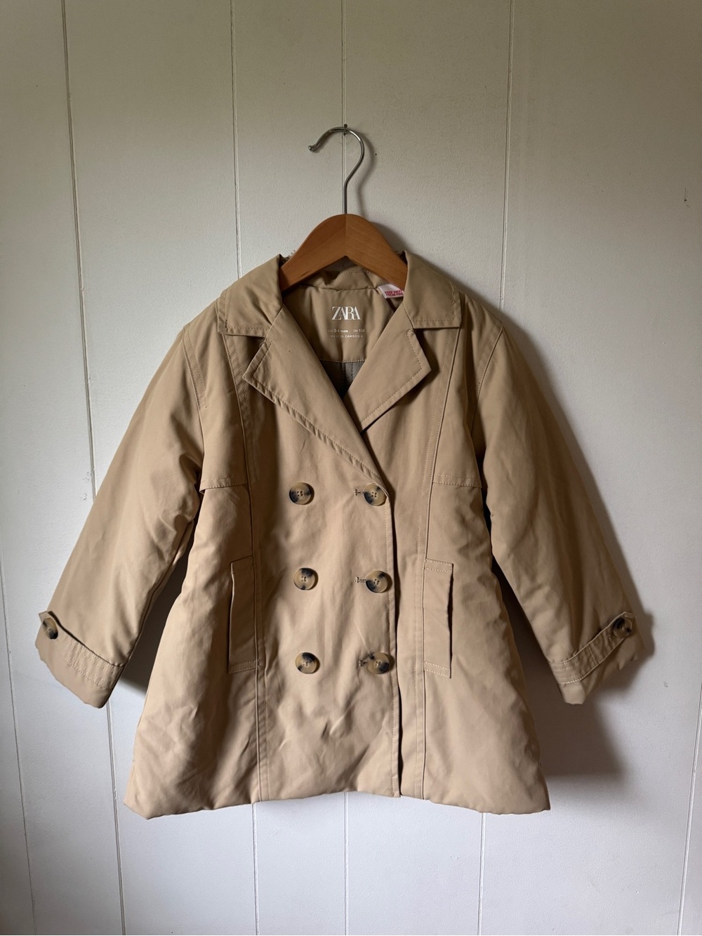 Zara Kids Beige Coat